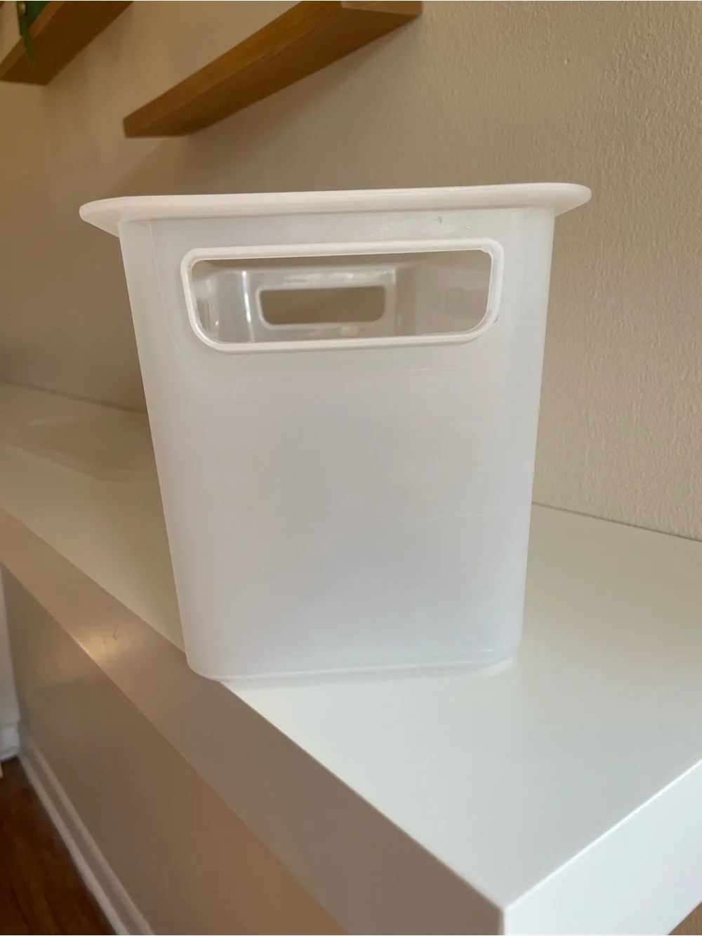 Target White Plastic Storage Bin with Removable Lid